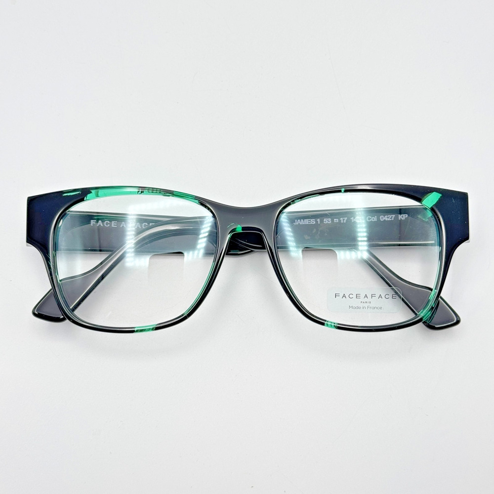 Face a Face Eyeglasses Frame James 1 Col. 0427 Tortoise Black Square 53-17-145